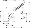 31190000 Hansgrohe Metris 3-otworowa jednouchwytowa bateria na brzeg wanny